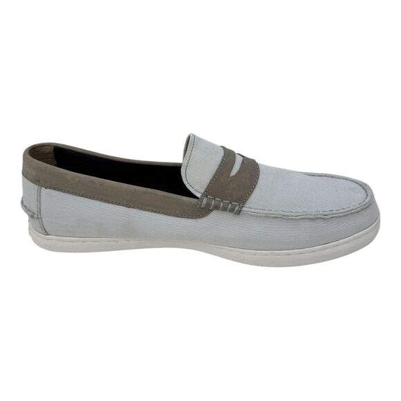 Cole Haan Loafer Mens 12 Blue Pinch Weekender Riverside Seersucker Shoes - Picture 2 of 7